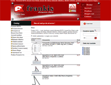 Tablet Screenshot of frankis.ro